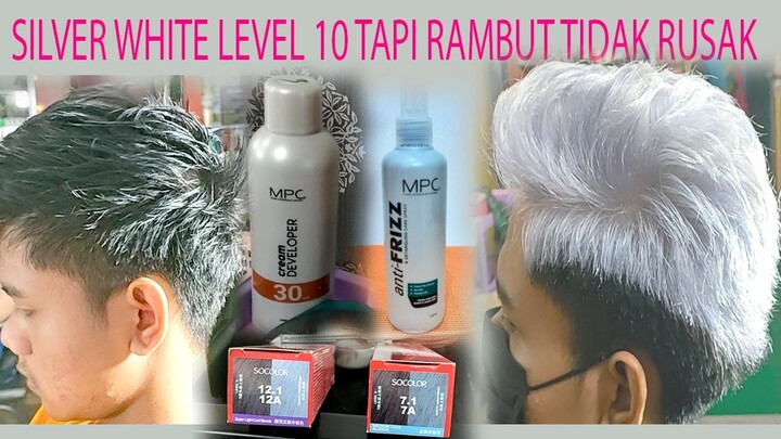 Warna silver RAMBUT  auto Kering dan Rusak?  dengan produk ini warna jadi MUDAH dan ANTI KERING