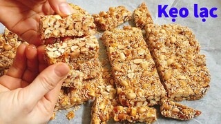 Cách làm KẸO LẠC - KẸO ĐẬU PHỘNG truyền thống 🥜 | Tra My Cooking