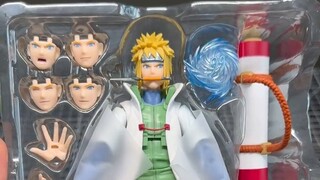Naruto 99 version of the fourth generation of Hokage SHF unboxing