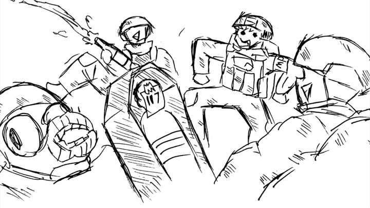 [Handwritten] Dark Zone Breakout Theater: A Sun God at Point A! So abstract ()