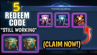 5 Redemption Code that Still Working! Redeem Now in Mobile Legends l 2020 MLBB