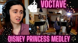 Singer Reacts to Voctave - Disney Princess Medley