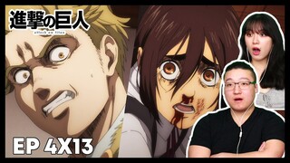 NICCOLO MAD | Attack on Titan Couples Reaction & Discussion Season 4 Episode 13