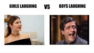 Girls vs Boys Laughing
