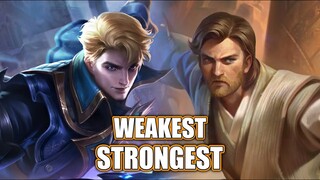 you can call him the weakest and strongest hero in mlbb