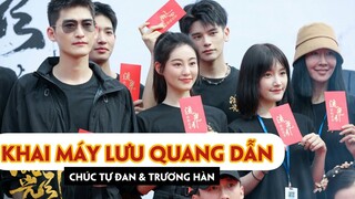 Một số hình ảnh trong buổi khai máy phim LƯU QUANG DẪN- Chúc Tự Đan & Trương Hàn