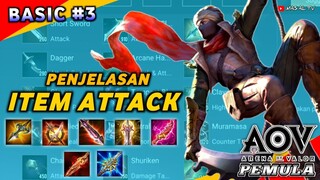 Penjelasan Item AOV Pemula - AOV Tutorial - Arena of Valor | Liên Quân mobile | 傳說對決 | 펜타스톰 | RoV