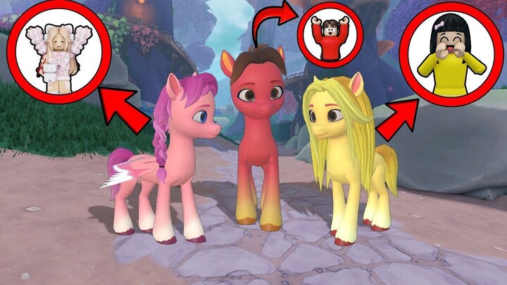 Yuta, Mio Dan baby Celine Jadi Kuda Pony Part 2  ROBLOX