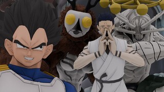 Nếu Vegeta gặp phải Ryomen Sukuna trong "Jujutsu Kaisen"