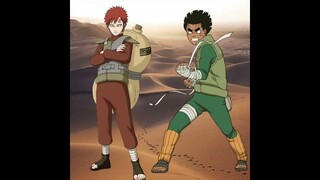 Gaara vs Rock Lee Who is Strongest