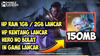 Data Ori MLBB Solusi Atasi Lag  | HP Kentang Wajib Coba| Config ML No lag | Mobile Legends Bang Bang