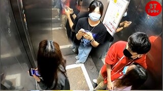 2T Asia Elevator Prank #22 (Eng Sub)