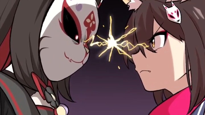[Azure Archives Theater] Being a teacher is so lucky, two little foxes are fighting for me