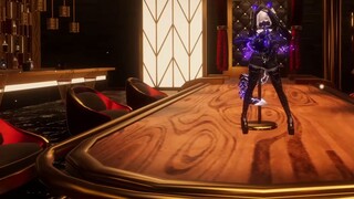 [VR full body tracking pole dance] Terlalu panas untuk menari dengan VR di musim panas