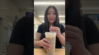 Hazelnut coffee & banana milk ☕️🍌 and mandu 🥟 Korean convenience stores are next level!!