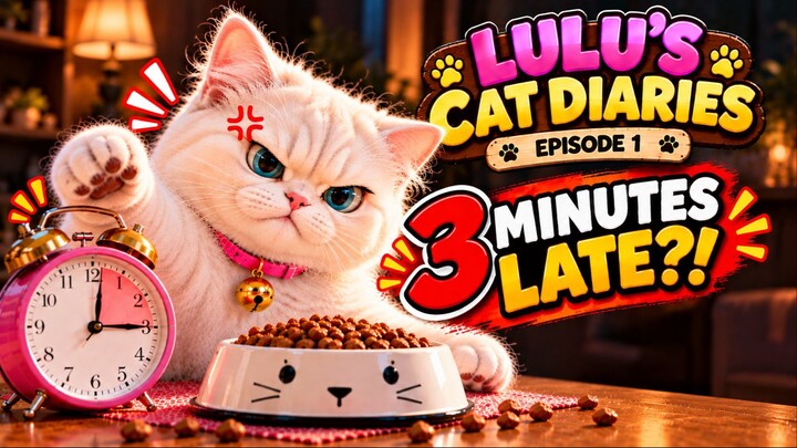 🐱 3 Minutes Made This Cat Go Crazy! 😂 | Lulu’s Cat Diaries – Episode 1يوميات القطة لولو – الحلقة 1