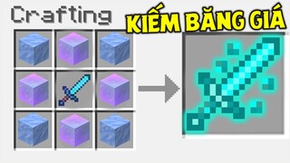 THỬ THÁCH SINH TỒN TRONG THẾ GIỚI TOÀN LÀ KIẾM TRONG MINECRAFT #7 *KIẾM ĐÓNG BĂNG CỰC ĐÃ*