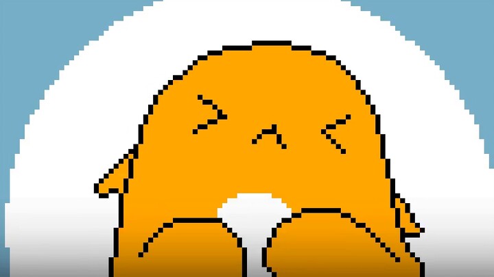 【Retro style】Good night cat 8bit