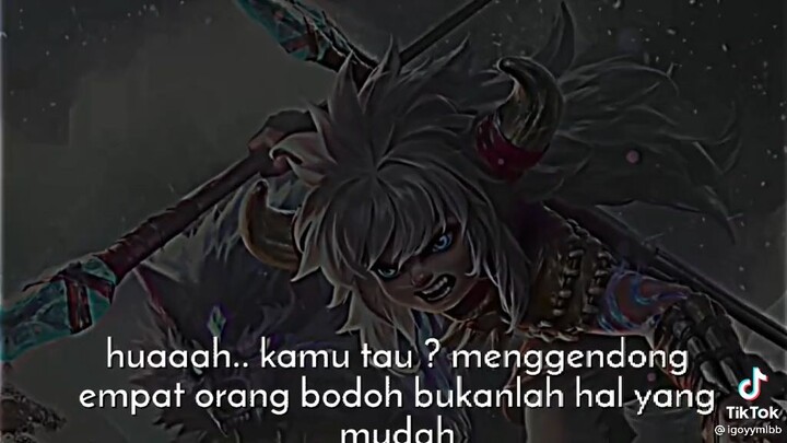 ingat kata² mutiara dari Hero ini🗿