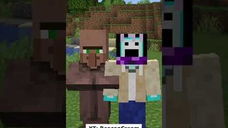 AKU LEDAKIN DESA VILLAGER PAKE TELOR!!! #shorts