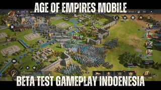 gameplay age of empire mobile rilis versi beta test nya INDONESIA