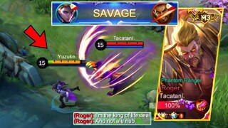 Yuzuke Vs Top Global Roger | Lifesteal Hack Vs Insane Attack Speed! Who is the King of Lifesteal?!