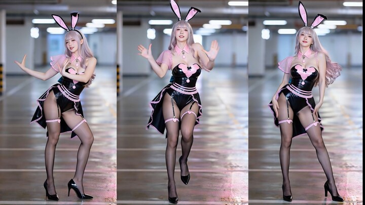 [Pink & Black Bunnies] Nine Muses - Dolls ❤ Hopping on Your Chest~