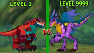Khủng Long Đại Chiến T-REX Lửa Và RAPTOR Nước - Game Khá Giống Dragon City - Legend Dino Top Game
