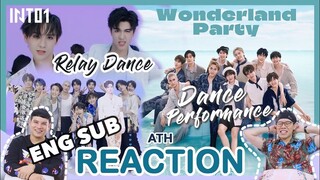 (ENG SUB) REACTION | Dance Performance & Ralay Dance | INTO1 -  Wonderland Party | ATHCHANNEL