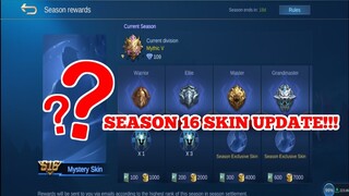 UPCOMING SEASON 16 SKIN IN MOBILE LEGENDS