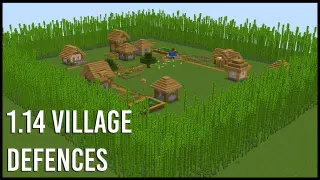 EASY Ways To Defend A 1.14 Minecraft Village