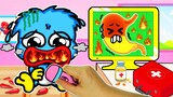 How To Cool Down Huggy Wuggy Burning Hot Mouth ♨️🌶🔥 Poppy Playtime Animation || Stop Motion Paper