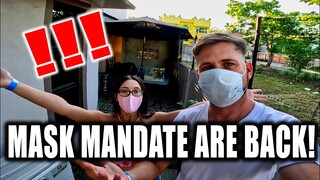 Mandatory Face Masks ARE BACK BY EXECUTIVE ORDER