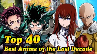 Top 40 Best Anime of the Last Decade (2010-2019)