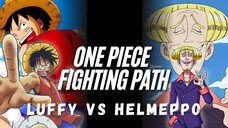 Luffy vs Helmeppo‼️Kroco mana mampu lawan Luffy cik 🤣 - One Piece Fighting Path Gameplay