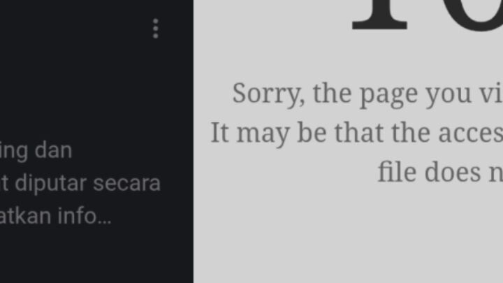 Winbu.ora 404 Sorry