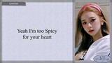 aespa 에스파 'Spicy' Easy Lyrics
