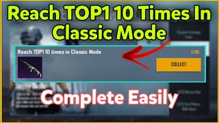 Reach TOP1 10 Times In Classic Mode | Sassy Skills Event Mission