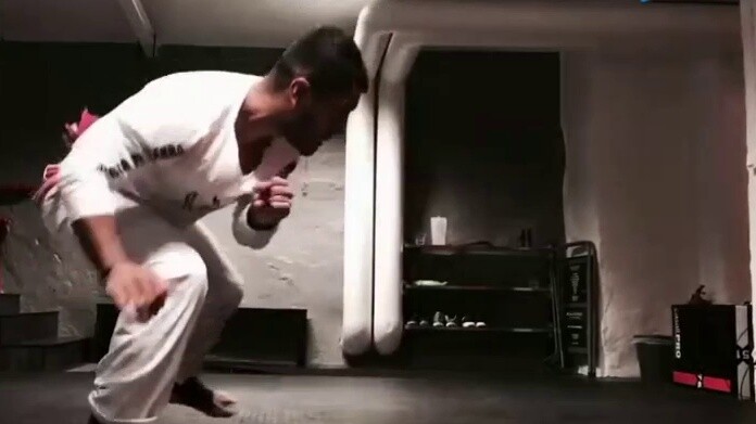 The simplest moves of Brazilian capoeira.