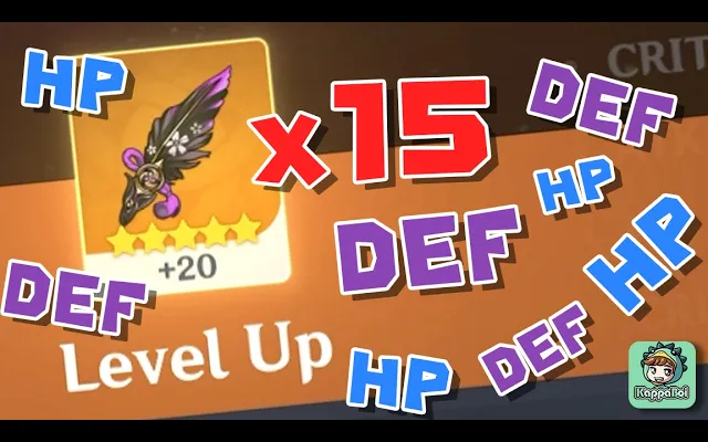 อัพอาร์ติแฟค 15 ชิ้ีน ลงแต่ DEF กับ HP !!! Upgrade Artifact - Genshin Impact