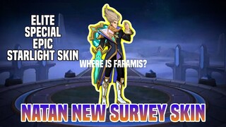 NATAN NEW SURVEY SKIN | STARLIGHT SKIN? | MLBB