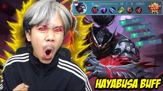 COBAIN HAYABUSA BUFF SEKARANG ULTIMATE NYA GAK PAKAI ENERGI ? - Mobile legends