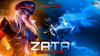 Zata Hard Carry Gameplay | With Voice-over | Ranked Match | Arena of Valor | Liên Quân Mobile | RoV