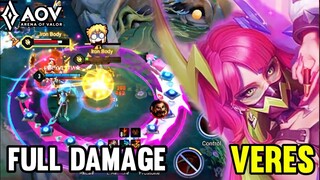 AOV : VERES GAMEPLAY | FULL DAMAGE - ARENA OF VALOR LIÊNQUÂNMOBILE ROV COT