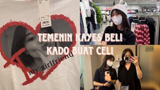 VLOG TEMENIN KAYES BELI KADO CELI