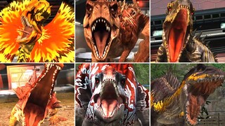 ALL DINOSAURS SPECIAL ATTACK ANIMATION | Jurassic World The Game