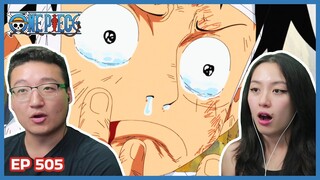 I STILL HAVE MY FRIENDS! 😭 One Piece Episode 505 Couples Reaction & Discussion