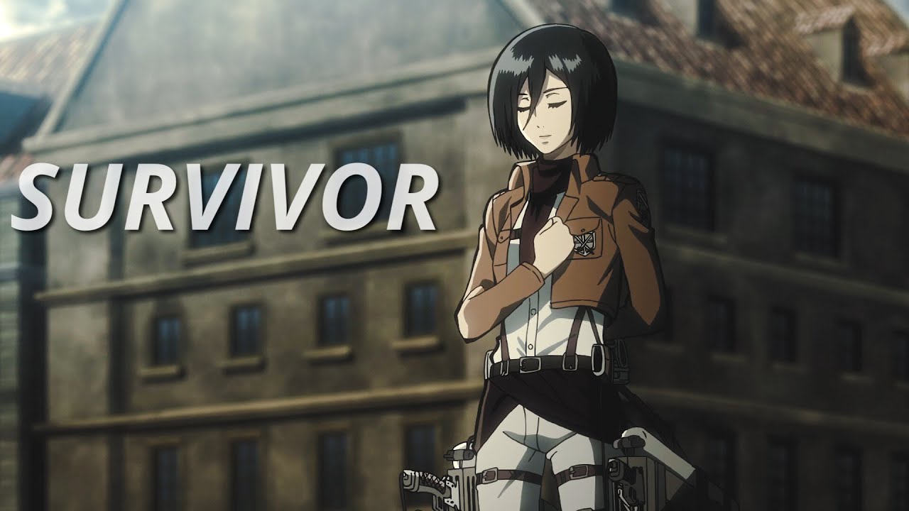 Shingeki No Kyojin Mikasa Ackerman Survivor Amv Bilibili