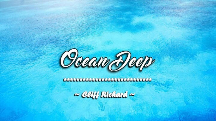 Ocean Deep - Cliff Richard ( KARAOKE )