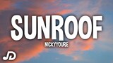 SUNROOF - Nicky Youre & Dazy [ Lyrics ] HD